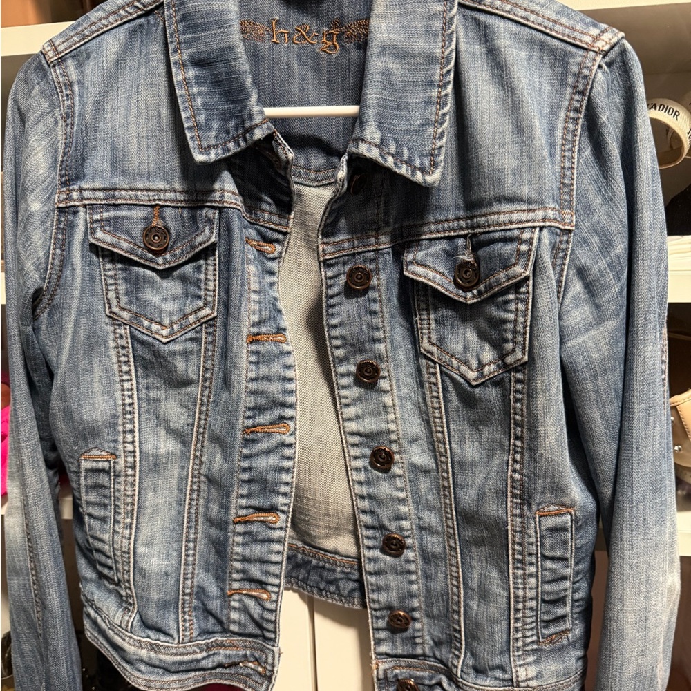H&G Women's Blue Denim Jacket
